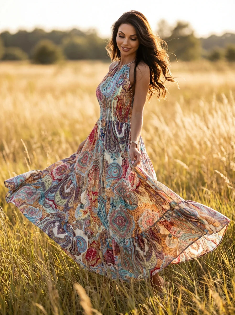Robe Alma Turquoise